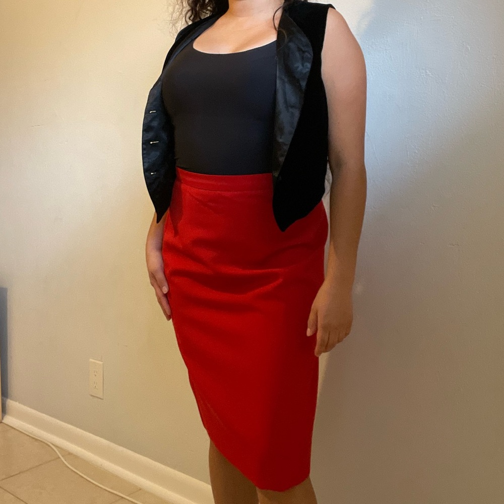 Pura Lana Vergine Fitted Skirt